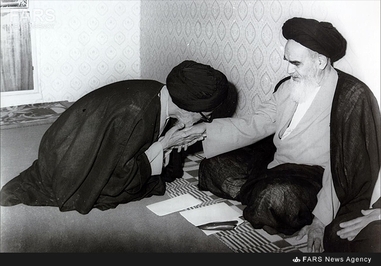 قم، شهید آیت الله سید محمدعلی قاضی طباطبایی در آخرین دیدار با امام خمینی - 1358