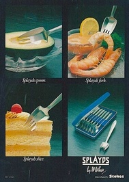 محصول یک برند استرالیایی است؛ چنگالی که طرفین‌ش حکم چاقو را دارند. این ایده انقلابی در برش زدن و برداشتن تکه‌ها نیست؟ البته جدید نیست و در دهه ۱۹۴۰ اختراع شده و کارخانه‌اش هنوز مشغول به کار است. 