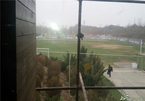 نمای بیرونی رو به زمین اصلی کمپ تیم ملی