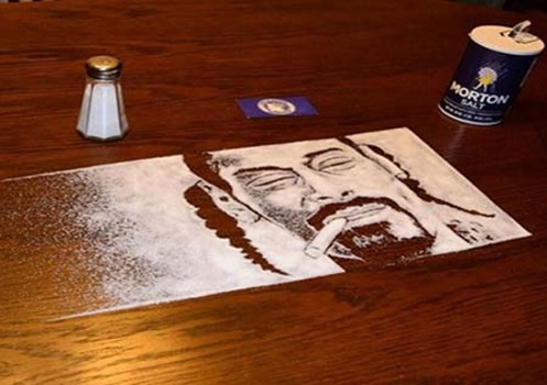  وقتی نمک جای مداد رنگی را می‌گیرد