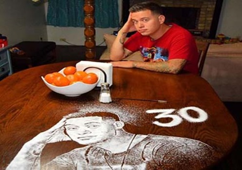  وقتی نمک جای مداد رنگی را می‌گیرد