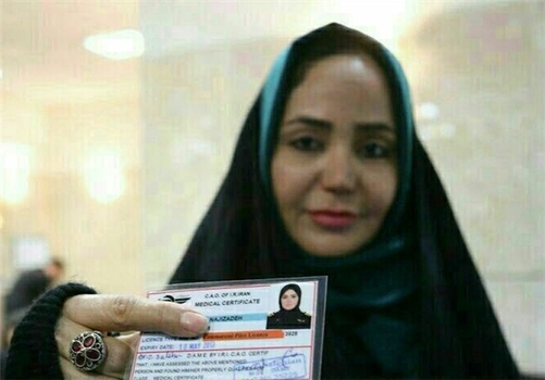  کاندیدای زنی که خلبان است