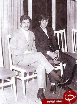 ناصرحجازی و منصور پور حیدری در جوانی