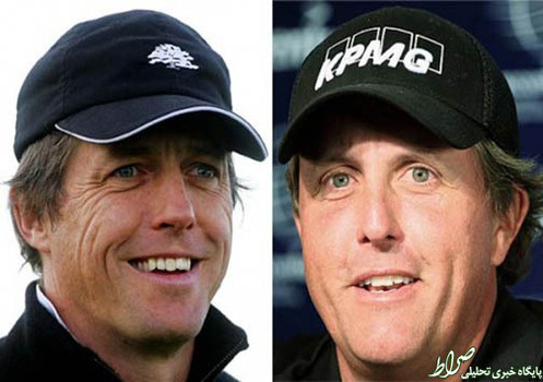 هیو گرَنت و فیل میکلسون 