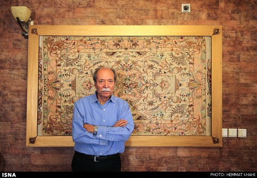 (بالا) پرویز پرستویی در منزل علی نصیریان