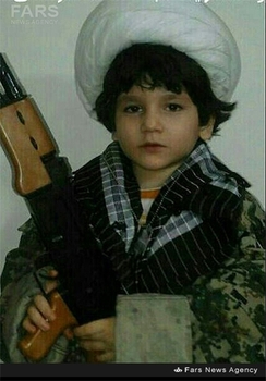 فرزند شهید علی تمام زاده