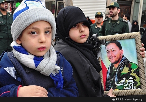 فرزندان شهید علی اکبر عربی