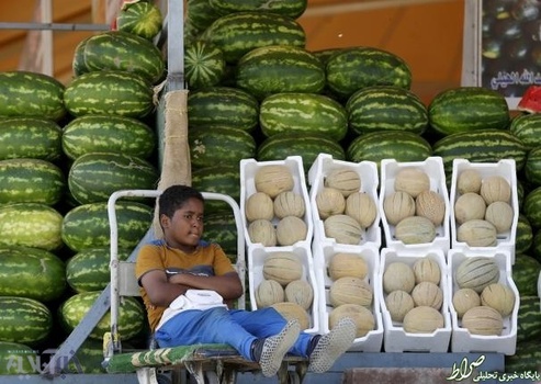 میوه فروشی در ریاض
