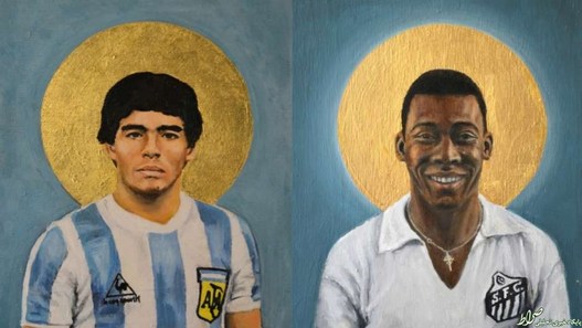 پله و مارادونا : 