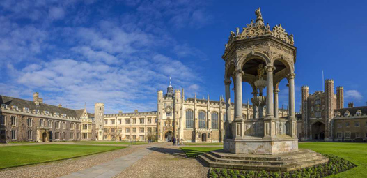 ۴. دانشگاه کمبریج در شهر کمبریج در انگلیس