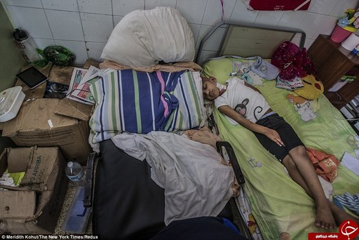 دختری با نام نیکولاس اسپینوزا در بخش سرطانی ها.