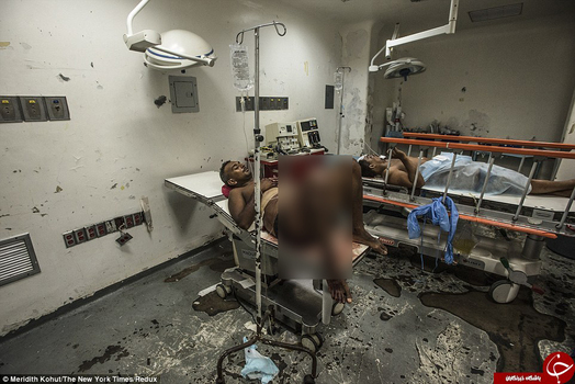 در این تصویر ژوزه ویرالوئل را میبینید که ساعت ها در اتاق اورژانس منتظر است . 