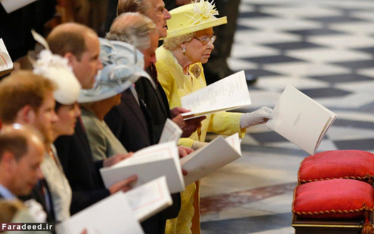 مراسم تولد نود سالگی ملکه انگلیس در کلیسای جامع سنت پل لندن