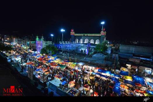 بازاری در حیدرآباد، هند