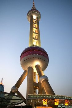 برج اورینتال پرل چین- ارتفاع برج: 468 متر 