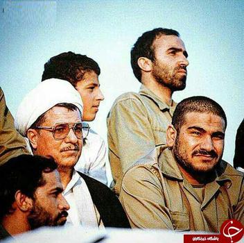 هاشمی رفسنجانی به همراه پسرش مهدی