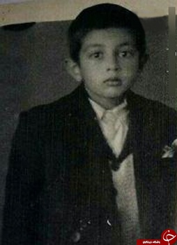 حداد عادل در سن 8 سالگی