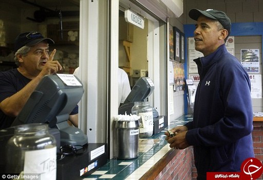 باراک اوباما در سال 2013 در همین رستوران