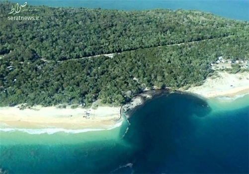  ایجاد چاله بزرگ به طول 150 متر و عمق 50 متر در ساحل رینبو در کوئینزلند استرالیا