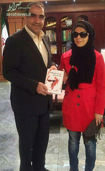 عکس یادگاری با مریم حیدرزاده