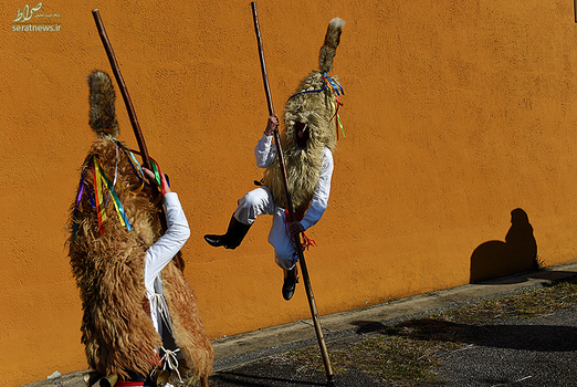 جشنواره ای سنتی در روستایی در شمال اسپانیا