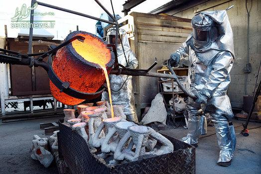 کارگاه ریخته گری ساخت تندیس بازیگران سینما در آمریکا