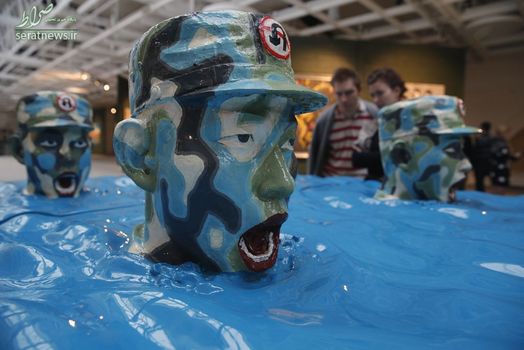 نمایشگاه مجسمه ارتش چینی در سنت پترزبورگ روسیه