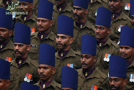 رژه سربازان هندی به مناسبت روز جمهوری در دهلی نو