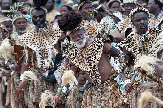 اعضای یک کلیسا در نزدیکی دوربان آفریقای جنوبی با پوشیدن پوست پلنگ به شکار بی رویه حیوانات اعتراض کردند