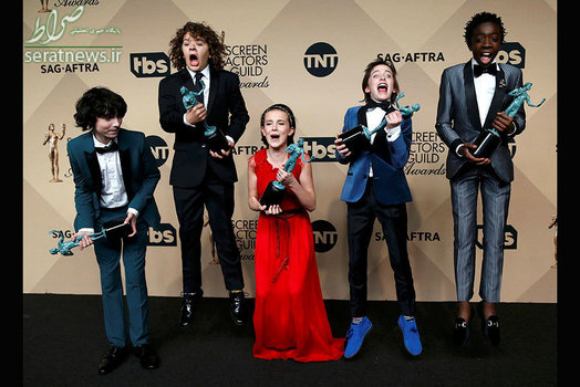 تجلیل از بازیگران فیلم چیزهایی غریبه در لس آنجلس