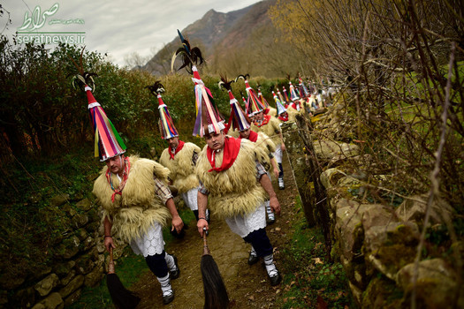 کارناوالی روستایی در شمال اسپانیا