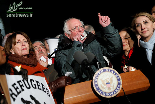 سخنرانی برنی سندرز علیه سیاست های دونالد ترامپ در واشنگتن