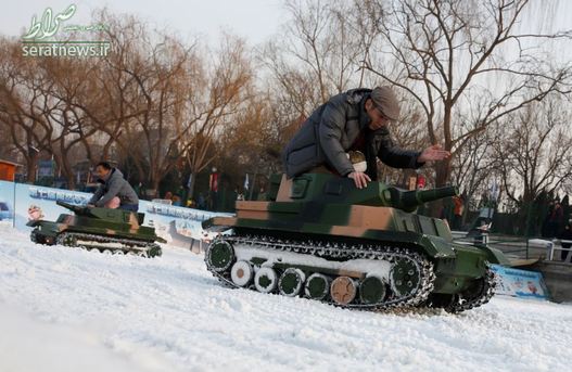 رقابت تانکهای اسباب بازی در تعطیلات سال نو چینی