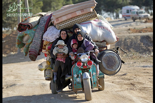 فرار ساکنان منطقه الباب سوریه از دست تروریست ها