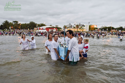 تجلیل از الهه دریا در مونته ویدئوی اروگوئه