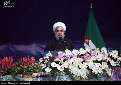 سخنرانی رئیس‌جمهور در راهپیمایی 22 بهمن