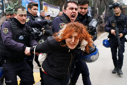 پلیس ضد شورش ترکیه اعتراضات دانشگاه آنکارا را با بازداشت چند نفر از معترضان سرکوب کرد