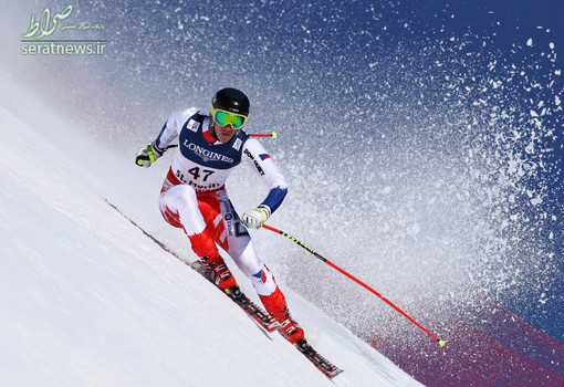 اسکی باز چکی در مسابقات قهرمانی اسکی جهان در سنت موریتز، سوئیس