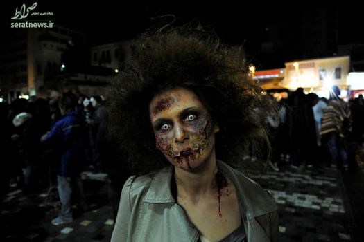 پیاده روی سالانه زامبی ها در آتن یونان