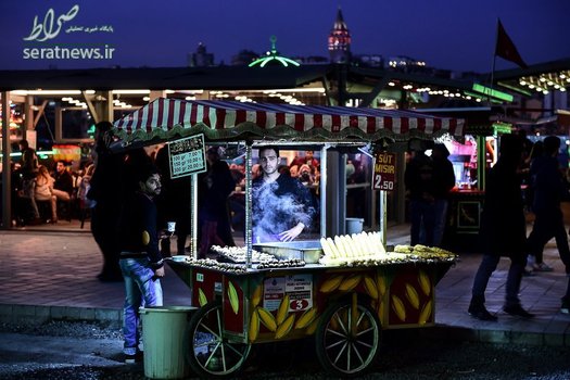 فروشنده خیابانی در استانبول