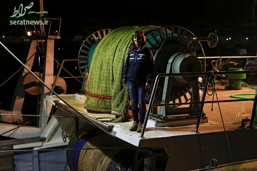 راکوئل گومز دلگادو 43 ساله بازرس ماهیگیری دریایی در اوئلوا اسپانیا