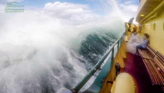 طوفانی شدن دریا در سیدنی استرالیا