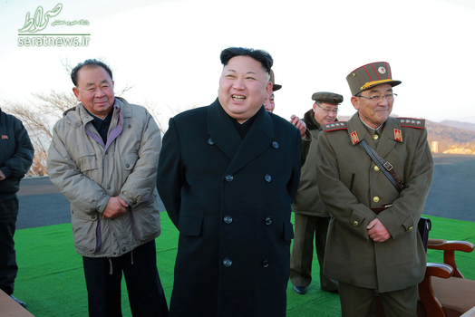 بازدید کیم جونگ اون رهبر کره شمالی از واحدهای توپخانه ارتش