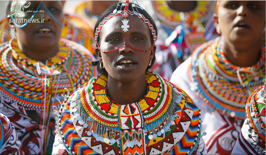 زنان ماسایی در روز جهانی زن در نایروبی