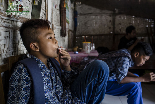 افزایش رواج سیگار کشیدن در میان کودکان اندونزی