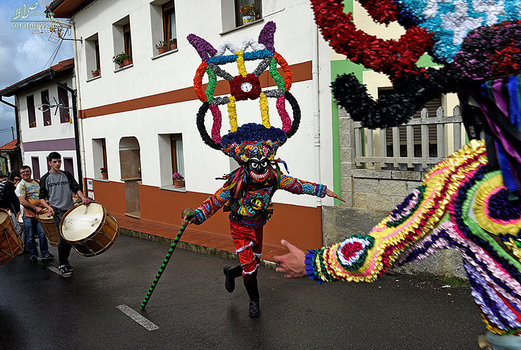 جشنواره ماسک زمستان در اسپانیا