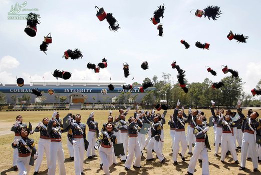 فارغ التحصیلی گروهی از افسران نیروهای مسلح فیلیپین