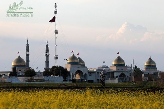 نمایی از امام بارگاه علی اکبر در چکوال پاکستان