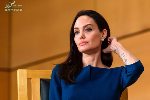  آنجلینا جولی فرستاده کمیساریای عالی پناهندگان سازمان ملل متحد در مراسم سخنرانی سالانه سرجیو ویرا د ملو