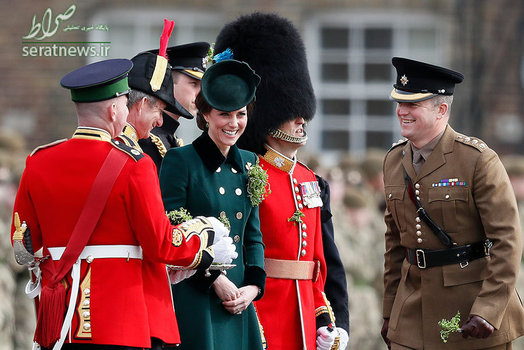 خنده کاترین، دوشس کمبریج در رژه روز سنت پاتریک